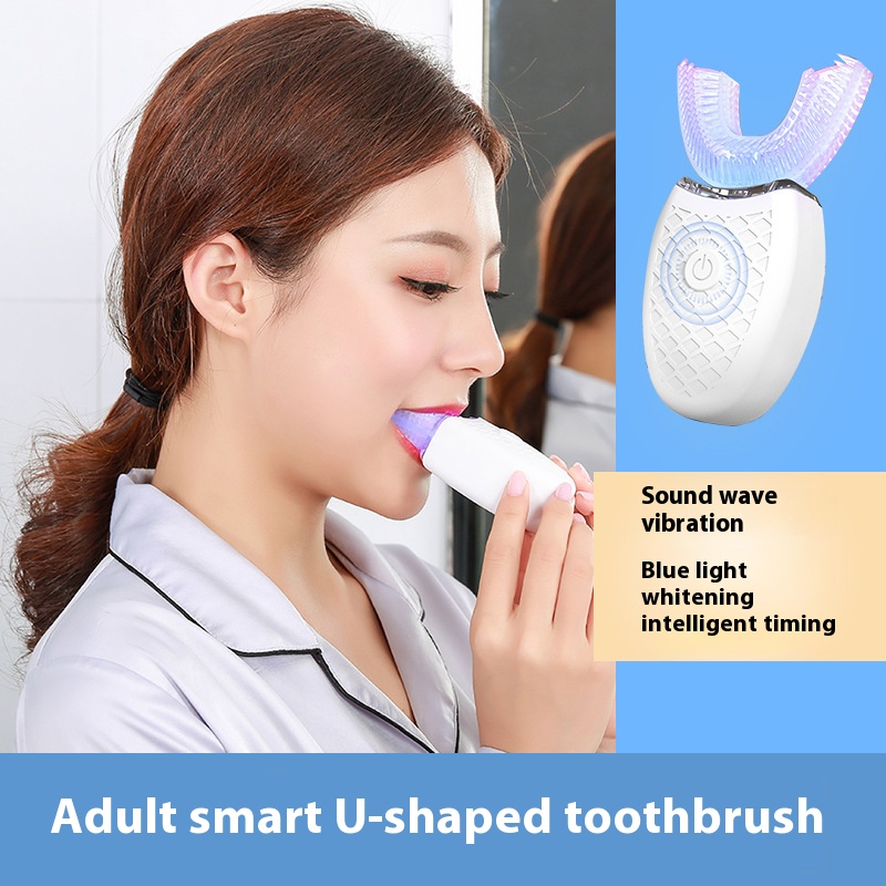 Teeth Whitening Gum - Yetişkinler için Elektrikli U Şekilli Diş