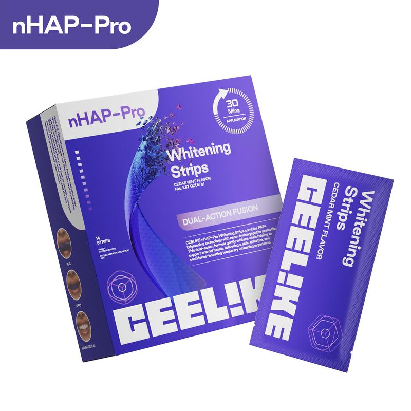Teeth Whitening Retainer - Mor Diş Beyazlatma Bantları 14 adet