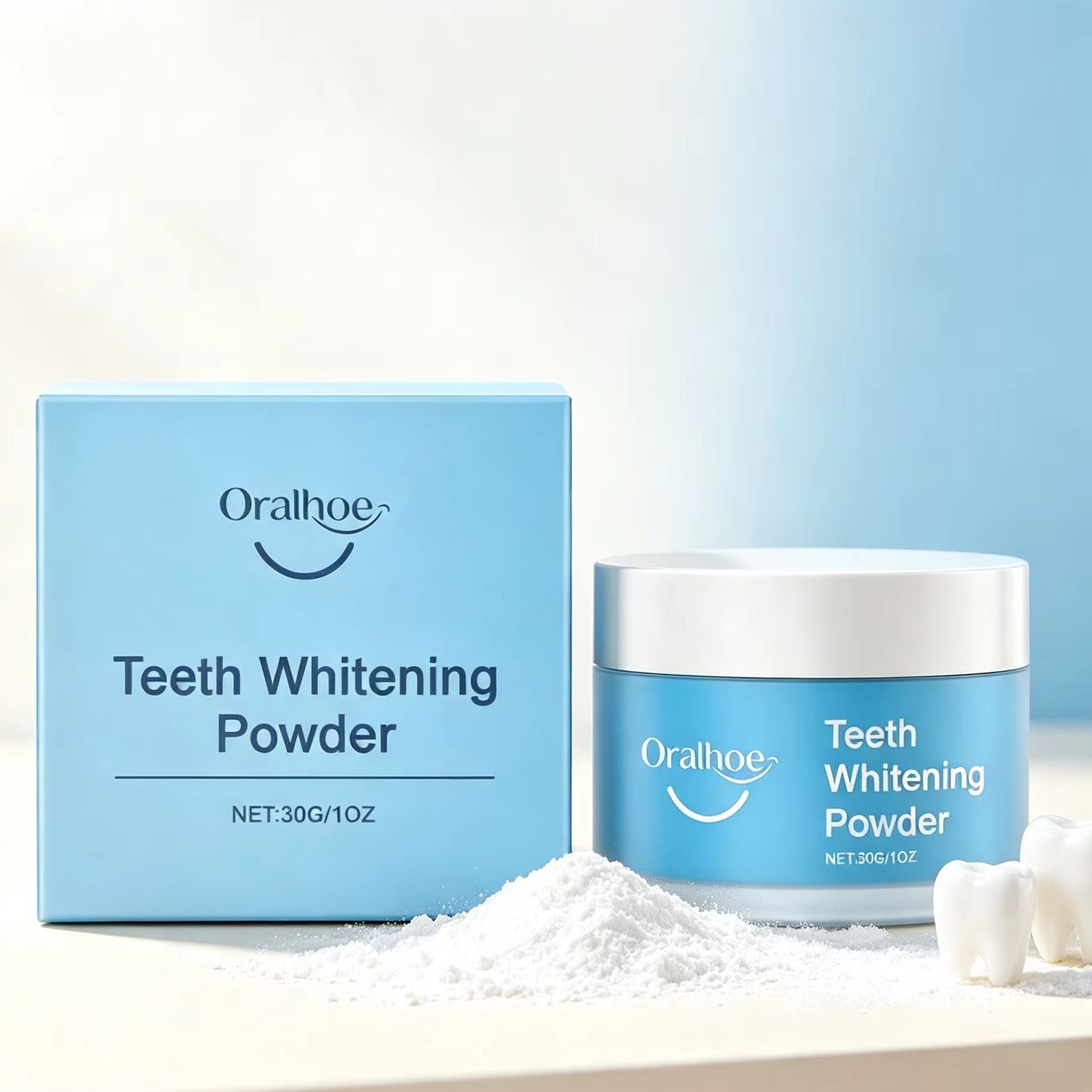 Oralhoe Diş Tozu, Dişleri Fırç - Teeth Whitening Singapore incelemesi ve fiyatı