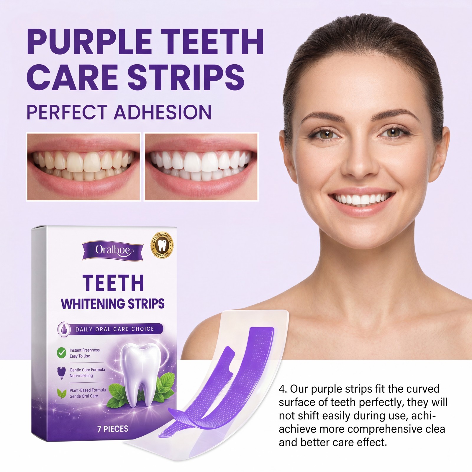 Mor Diş Beyazlatma Şeritleri 7 - Teeth Whitening Retainer incelemesi ve fiyatı